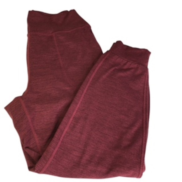JoyLab Pants - NWOT Joy Lab Burgundy Jog Pant with Ankle Band Size S